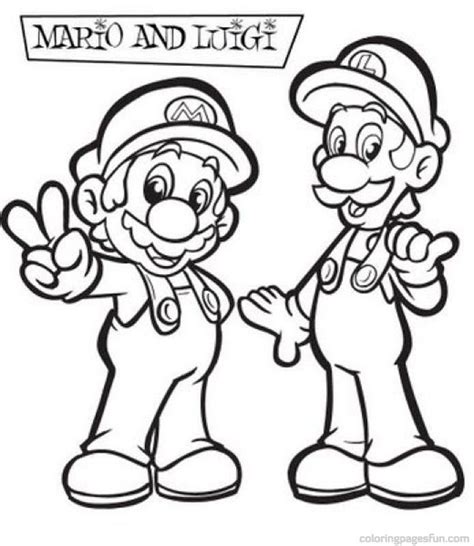 printable mario brothers coloring pages coloring home
