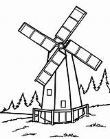 Windmill Printable Coloring4free Getdrawings Designlooter sketch template