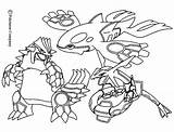 Rayquaza Groudon Kyogre Hellokids sketch template