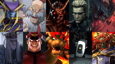 top 10 video game villains by herocollector16 on deviantart