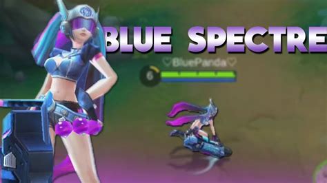 Mobile Legends New Layla Skin Gameplay Blue Spectre