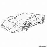 458 Voiture Formule F430 Ligne Colorier Danieguto Imprimé Jecolorie Fois sketch template