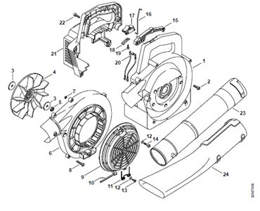 stihl leaf blower parts diagram wiring diagram