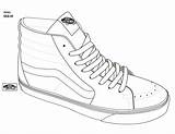Vans Shoes Template Shoe Van Drawing Sneakers Coloring Sneaker Pages High Templates Drawings Google Sketch Fashion Flickr Sheet Sketches Sk8hi sketch template