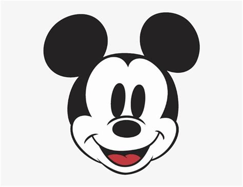 mouse faces clipart classic mickey mouse face  png