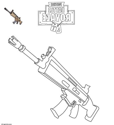 fortnite scar coloriage  images coloring pages fortnite color