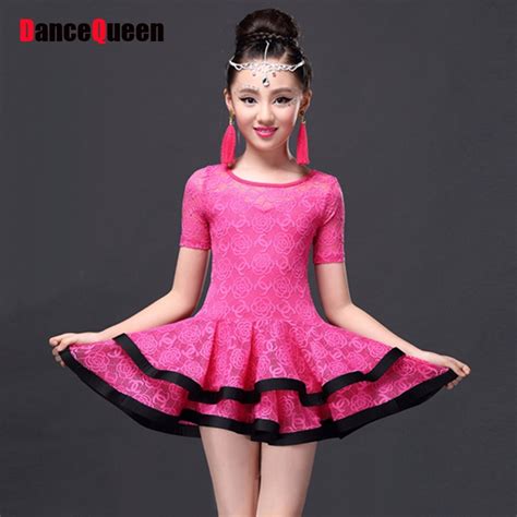 2017 girls latin dance costumes clothes skirt girl dance clothing paso