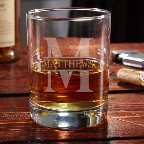 Oakmont Personalized Whiskey Glass Engraved With Name And Etsy
