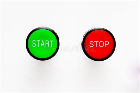 start stop buttons stock illustration illustration  idea