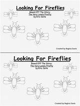 Firefly Lonely Pages Carle Eric Template Coloring Sheet Books Spring Without Jar sketch template