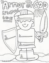 Armor God Coloring Pages Armour Kids Bible School Lesson Sunday Crafts Preschool Lessons Activities Printable Drawing Sheet Craft Christmas Whole sketch template