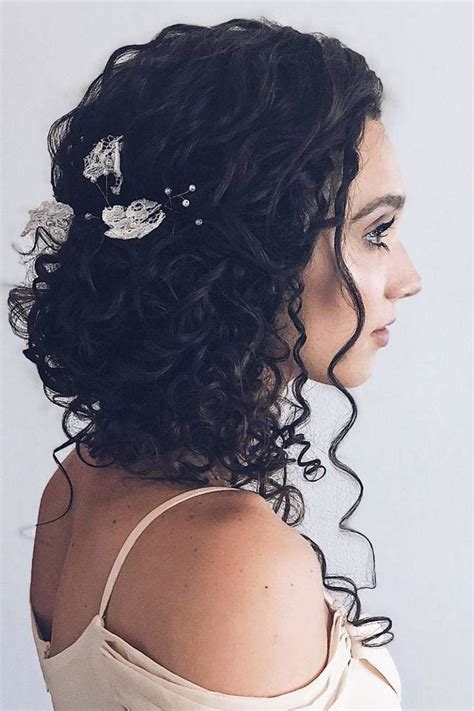 stunning wedding hairstyles for naturally curly hair curly hair