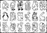 Coloring Animals Animal Pages Printable Print Jungle Kids Wild Forest Rainforest Drawing Safari Preschool Realistic Paw Wildlife Color Zoo Alphabet sketch template