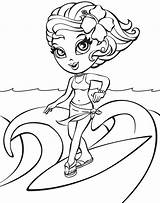 Coloring Pages Surfing Surfer Girl Colouring Cartoon Surf Cliparts Boy Clipart Ski Jet Silver Big Eagle Ages Book Woman Clip sketch template