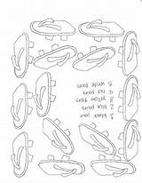Clogs Clog Counting sketch template