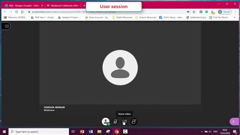 blackboard collaborate ultra tutorial displaying  tutor  user