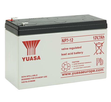 yuasa np   ah vrla lead acid battery mds battery