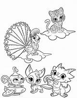 Shimmer Brillo Coloring4free Adorables Mascotas Rapper Samira Zeta Pets Roya sketch template