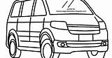Mewarnai Transportasi Mobil sketch template