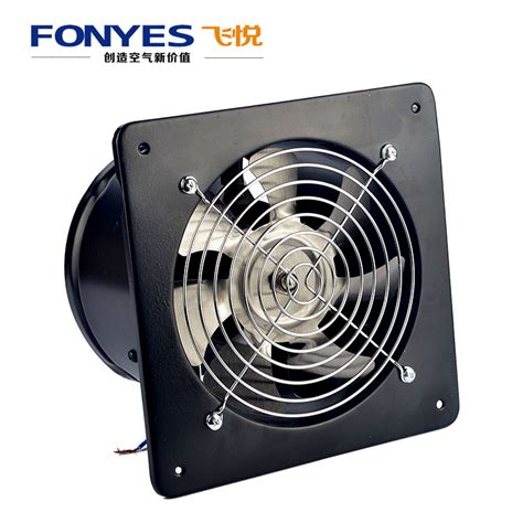 wall mounted ventilation fan high speed ventilator  kitchen ball bearing metal exhaust fan