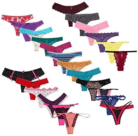 Buy Malina Variety Panties Thong Assorted 6 Pcs Pack At