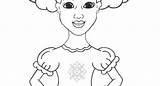 Coloring Pages Girls Girl Books sketch template