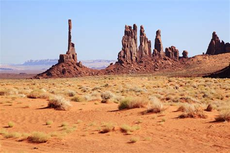 monument valley totem pole stock image image  north