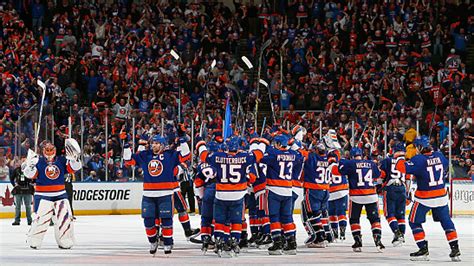 stanley cup playoffs roundup islanders stave  elimination blackhawks flames close