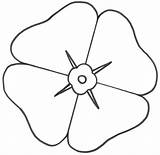 Poppy Template Remembrance Flower Poppies Coloring Printable Colouring Anzac Drawing Pages Flowers Outline Kids Bigactivities Craft Learning Red Paper Large sketch template
