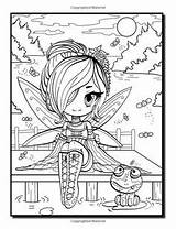 Summer Coloring Pages Jade Printable Books Adults Fantasy Chibi Adult Fairy Blank Inspirational Kids sketch template