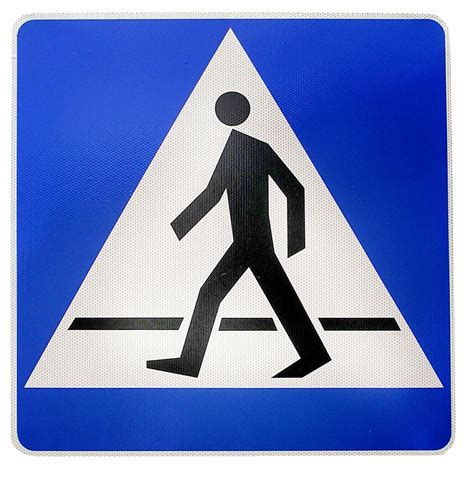 pedestrian crossing sign  photo  freeimages