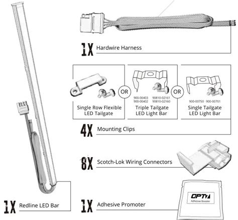 opt tailgate light bar wiring diagram wiring diagram