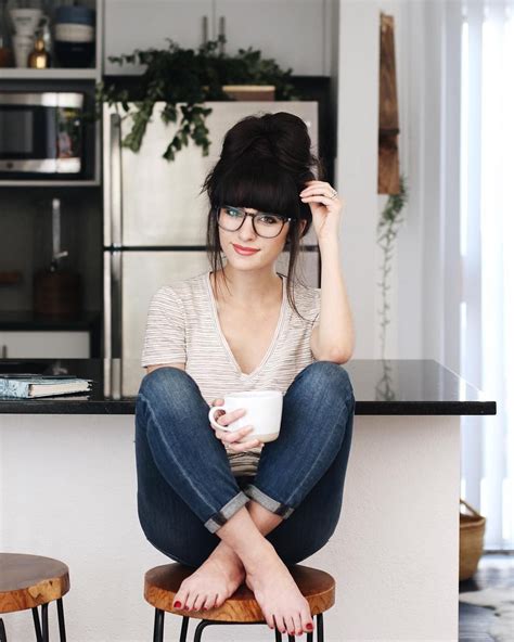 Newdarlings Topknot Bun And Glasses Morning Coffee New