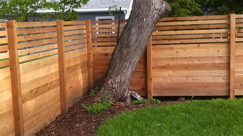 custom cedar wood fenceprivacy fencegrand havenjpeg
