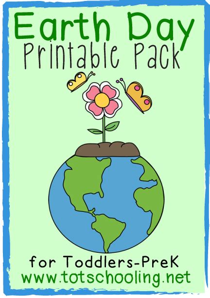 earth day pack  toddlers prek totschooling toddler