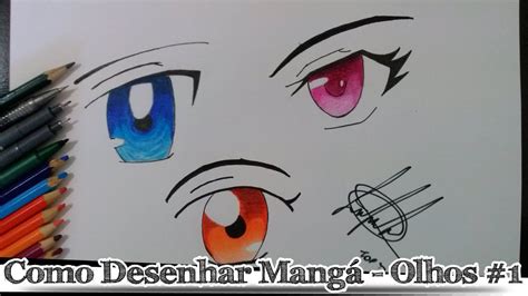 como desenhar mangá olhos 1 youtube