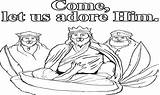 Coloring Pages Magi Getcolorings Wise Men sketch template