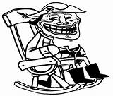 Troll Face Coloring Pages Quest Drawing Online Template Gif Popular Color Print sketch template
