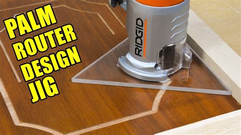 trim router palm router design base jig youtube