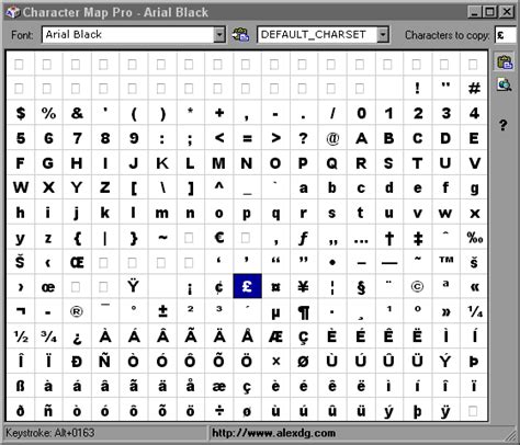 character map pro  improved character map character map freeware