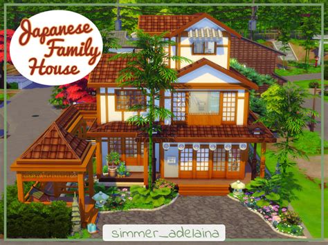 sims resource japanese family house