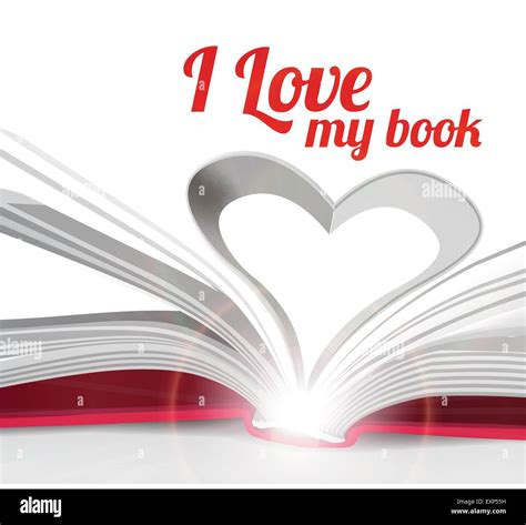 heart  book pages stock vector image art alamy