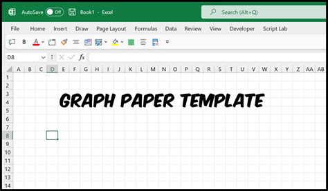 print  graph paper  excel square grid template