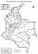 Colombia Departamentos Capitales División Mapas Departamento Política Mudo Seleccionar sketch template