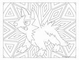 Pokemon Poochyena Windingpathsart sketch template