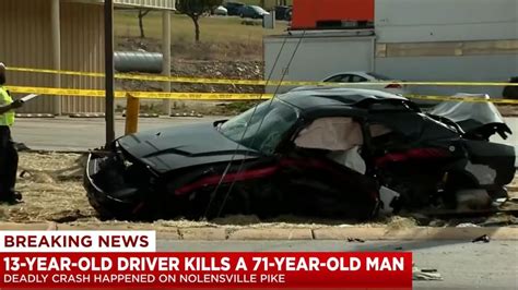 speeding 13 year old kills dodge challenger driver