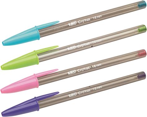 bic assorted cristal large ballpoint  mm pack