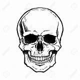 Skull Mouth Open Drawing Getdrawings Skeleton Head sketch template