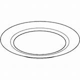 Plate Wmf Clipground Cliparts101 sketch template