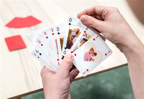 jeu de cartes classique personnalise avec